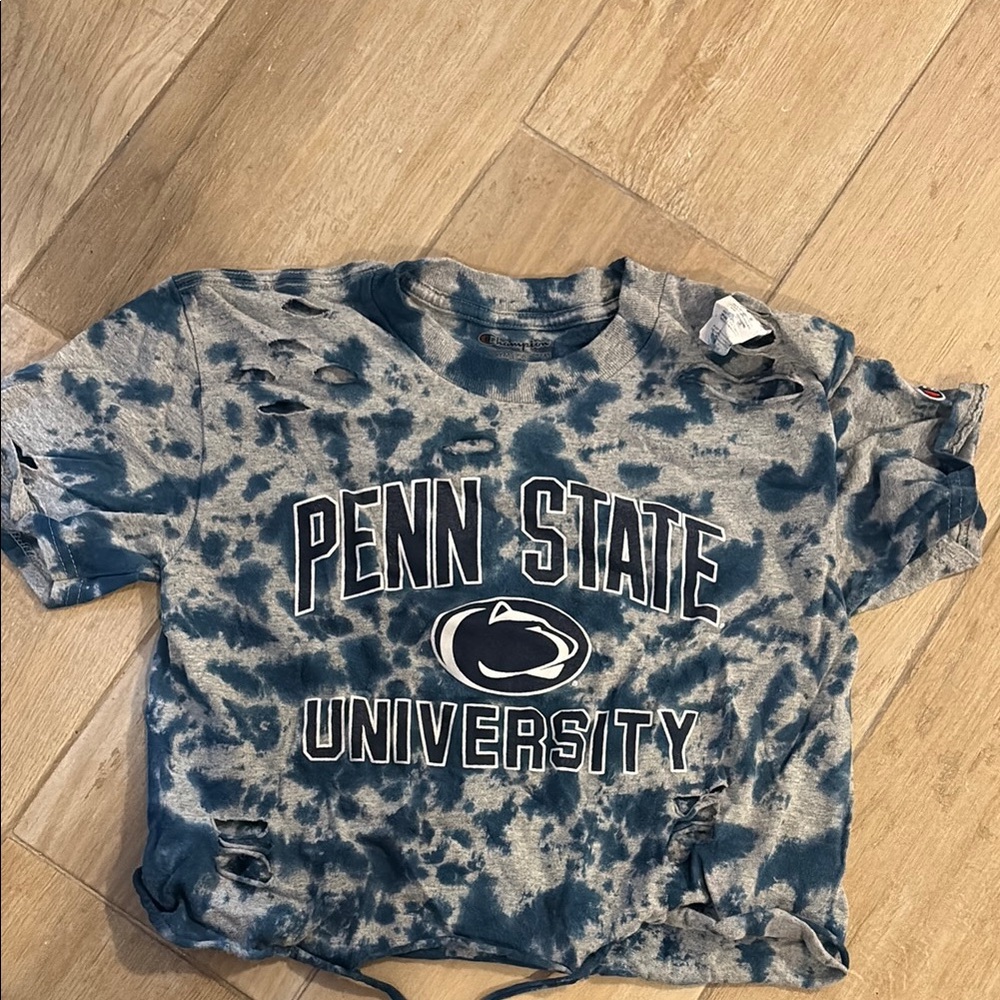 Penn State University Kids Blue Tie-Dye T-Shirt